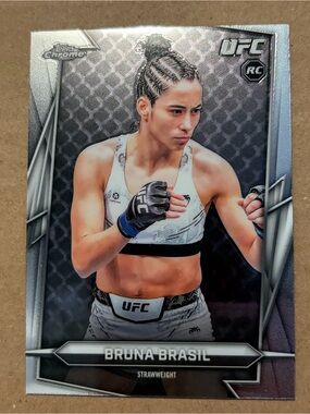 Bruna Brasil 2026 Topps Chrome Rookie RC MMA UFC Card
